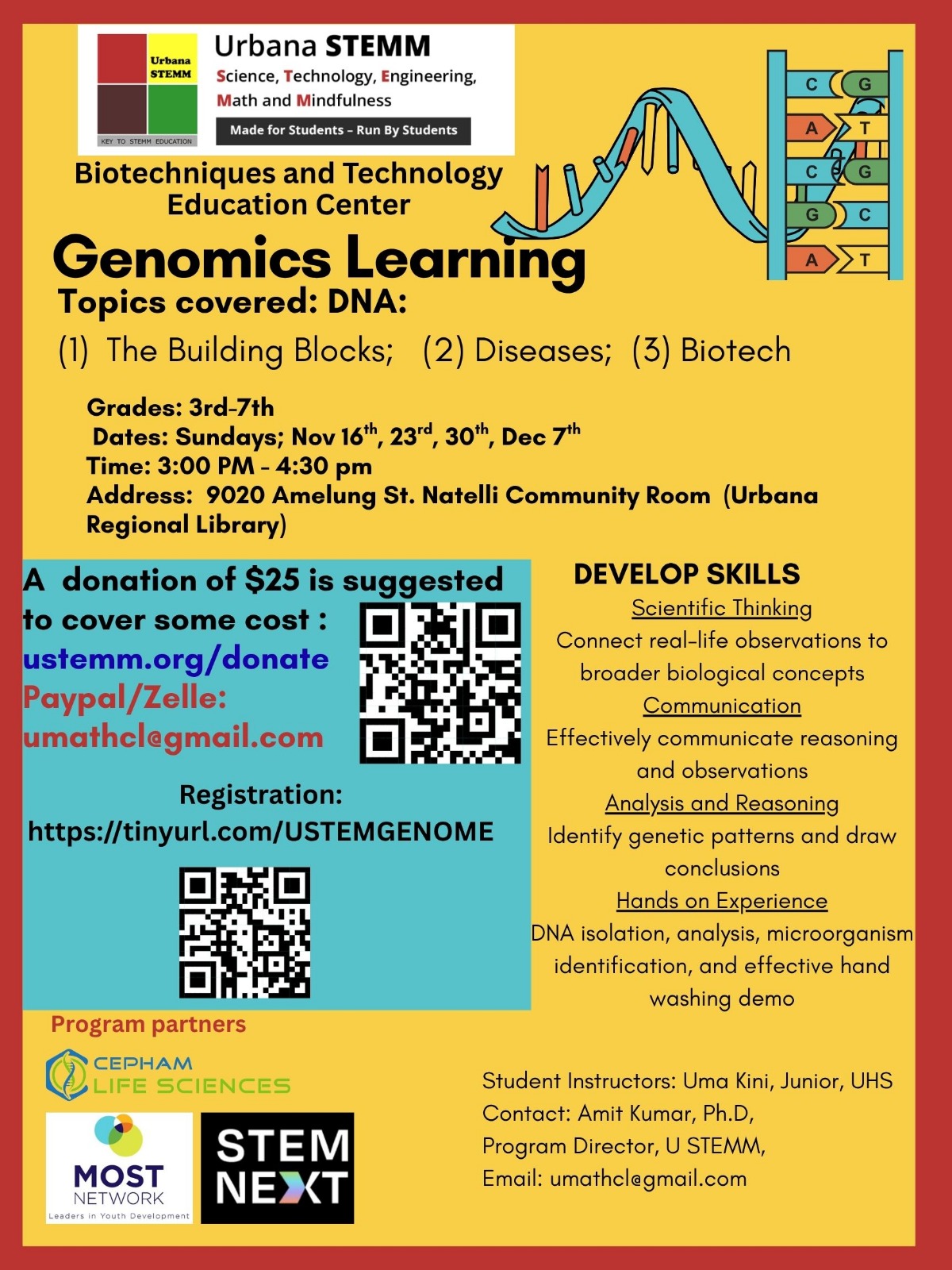 Genomics Learning