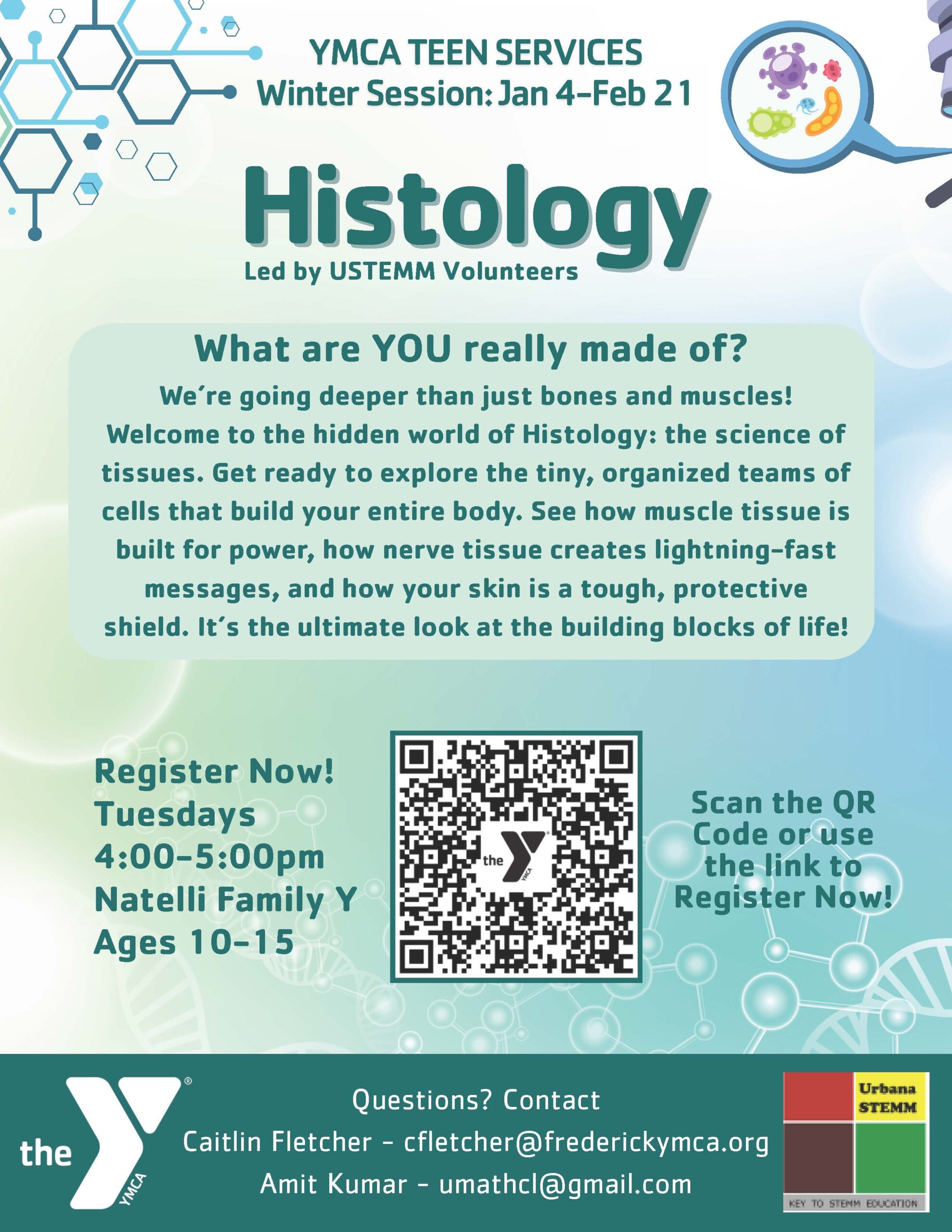 Histology Workshop: Learn what are you really made of!!