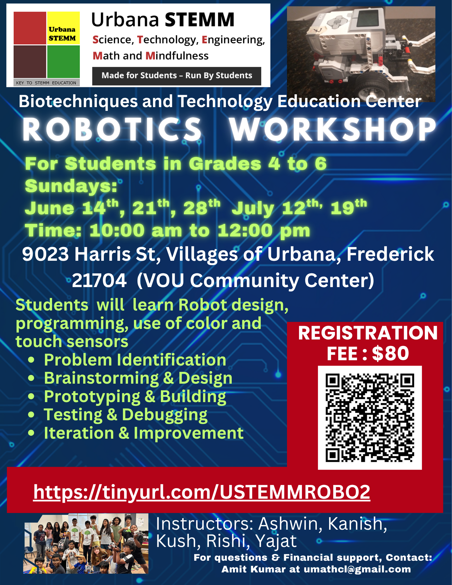 🤖 Hands-On Robotics Workshop: Get Ready for FIRST LEGO League Challenge